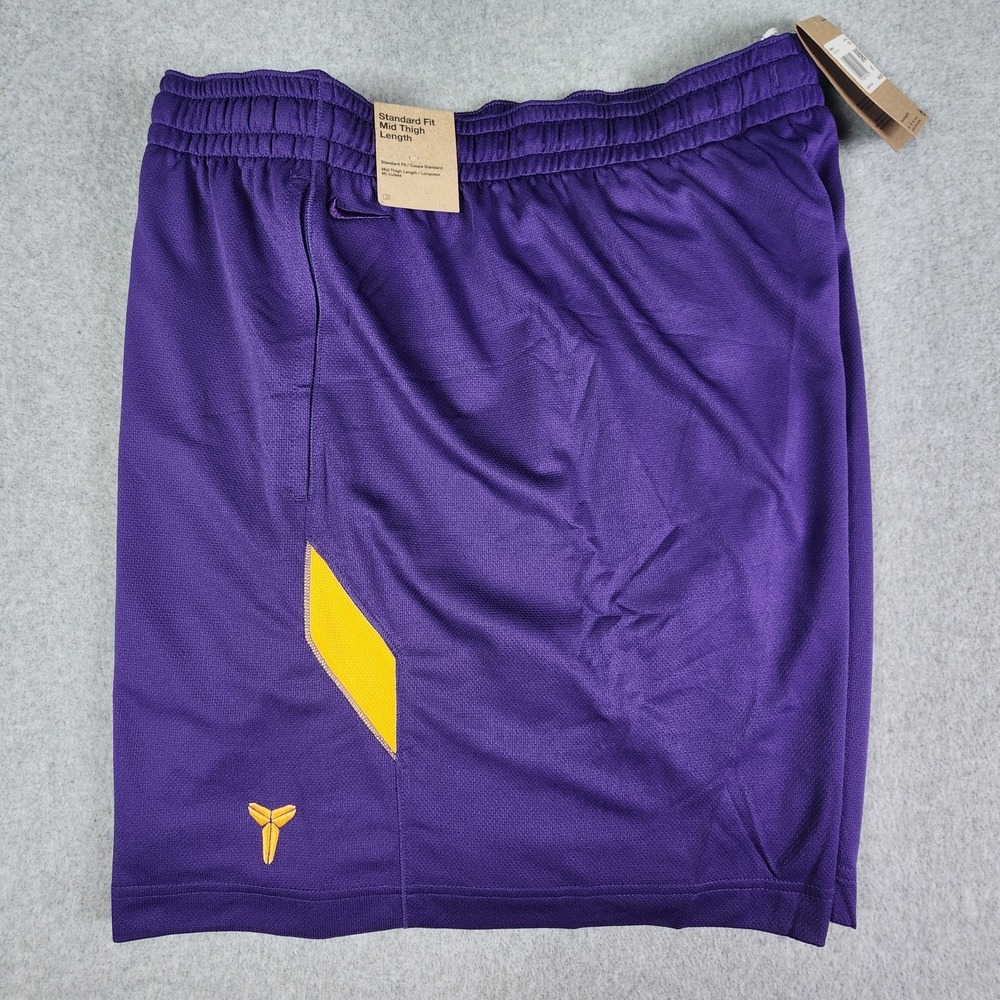 Nike Dri-Fit Kobe Basketball Pocket Shorts Mens XXL Purple Lakers HJ8103-547